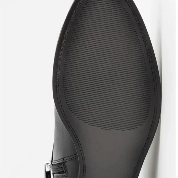 Michael Kors Black Leather Ankle Boots - Picture 6 of 6